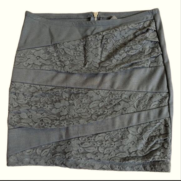 Charlotte Russe Bandage Style Lace Zip Up BodyCon Mini Skirt Bundle - Picture 2 of 4